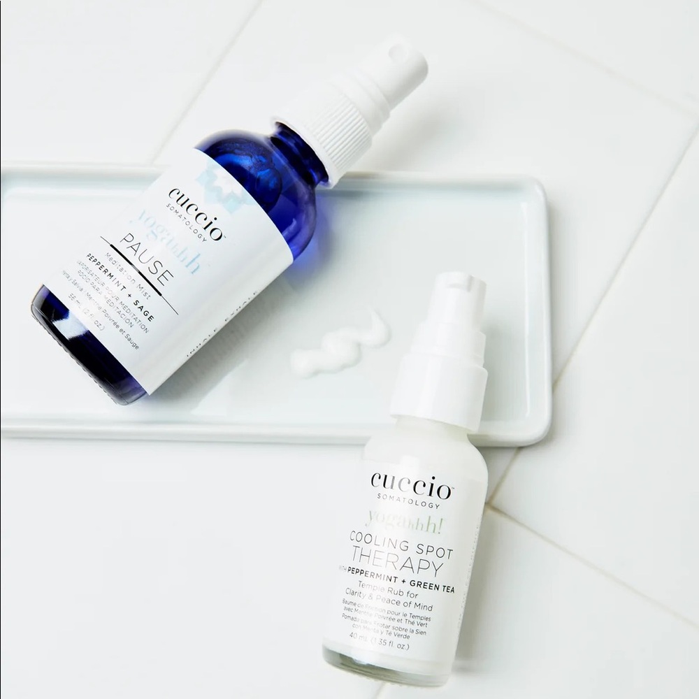 Cuccio Calm Kit. Meditation Mist and Cooling Spot Therapy. Sealed box.
